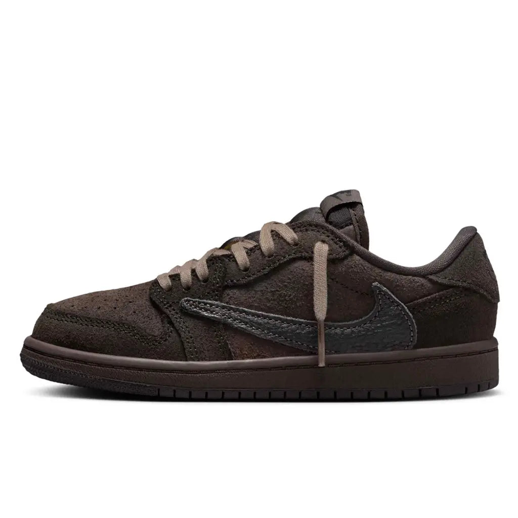 Travis Scott x Air Jordan 1 Low OG Kids Velvet Brown