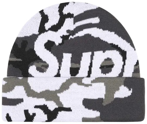 Supreme FW25 Big Logo Camo Beanie's