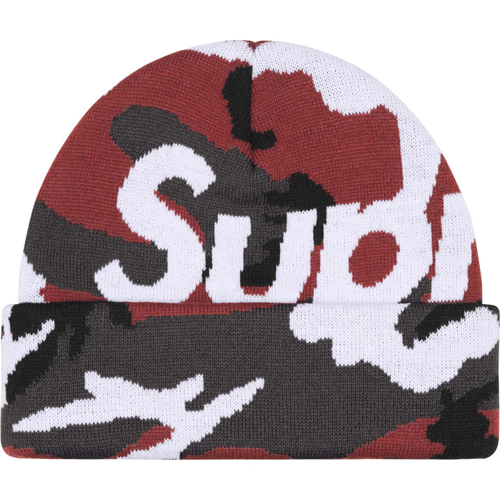 Supreme FW25 Big Logo Camo Beanie's