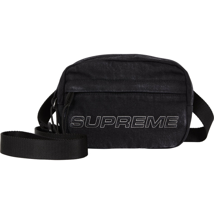 Supreme Black Denim Mini Shoulder Bag