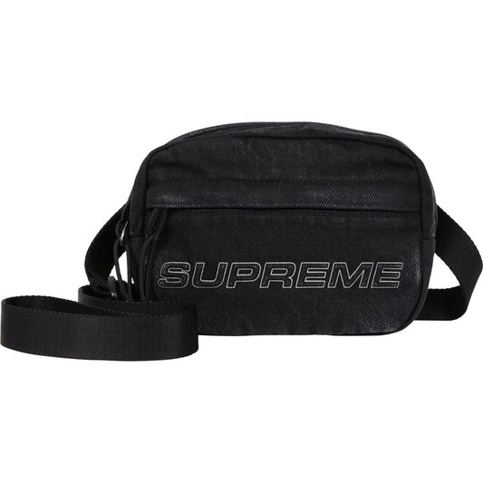 Supreme Black Denim Mini Shoulder Bag