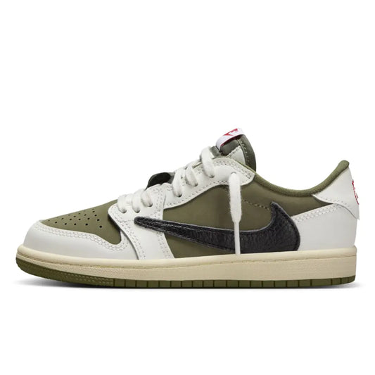 Travis Scott x Air Jordan 1 Low Kids Medium Olive
