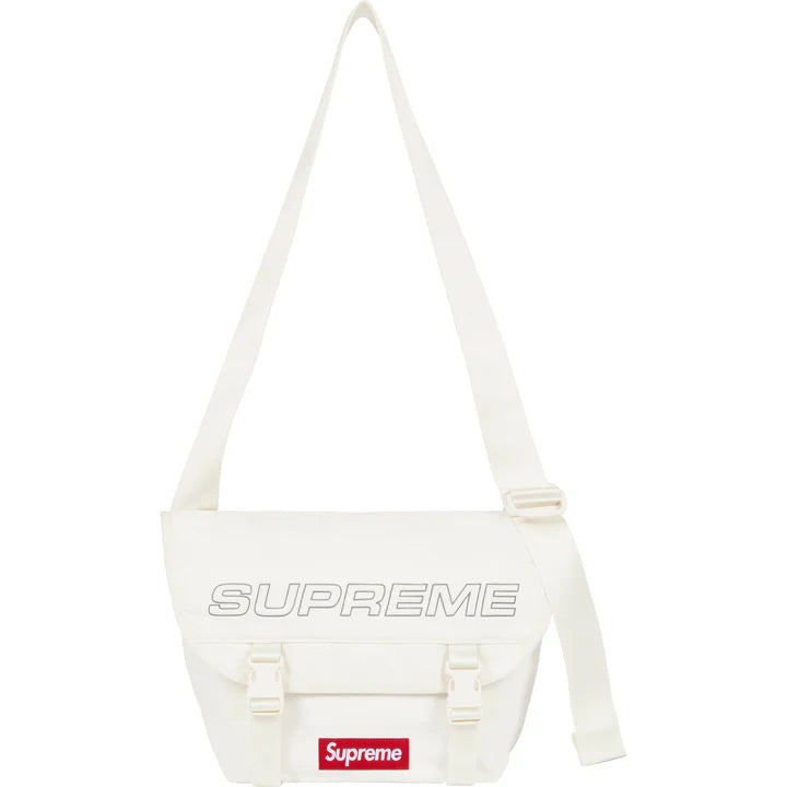 Supreme White Denim Messenger Bag
